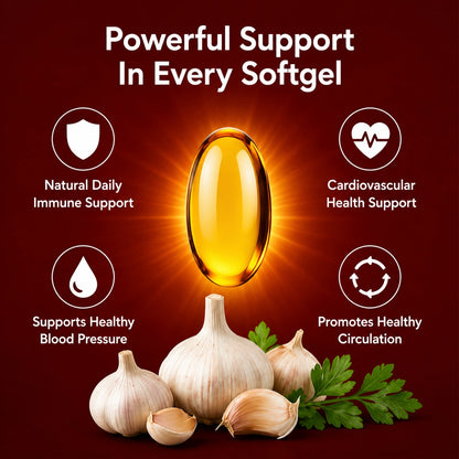 Rika™ Aged Garlic Extract - 7500mg Odorless Softgels